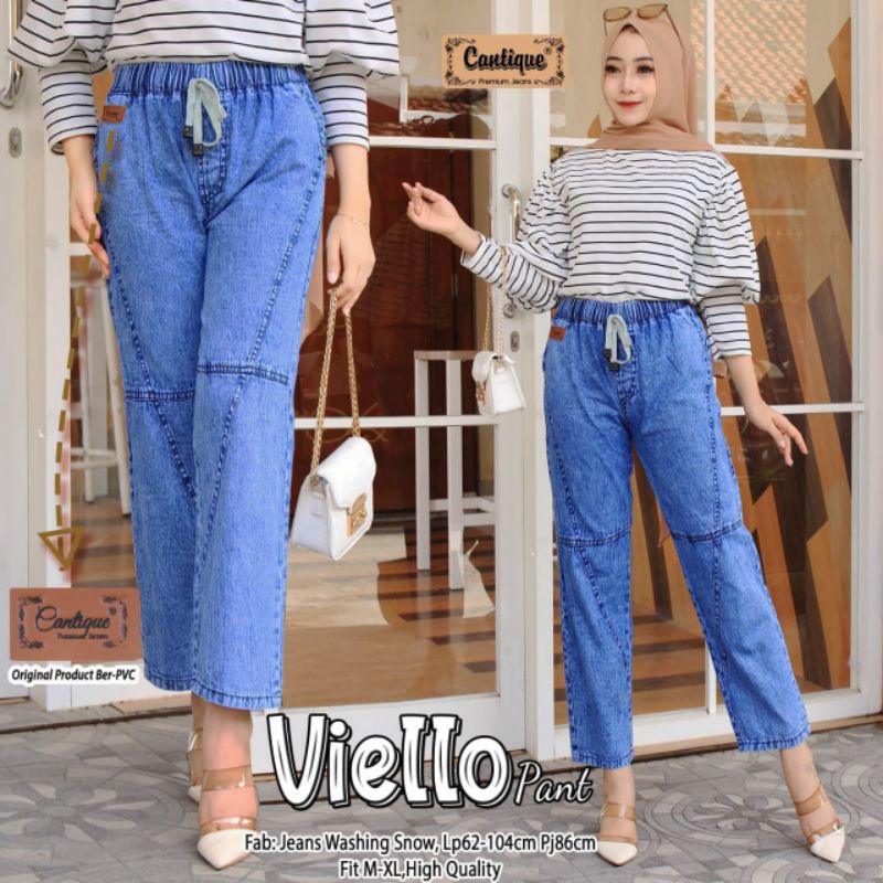 viello pants celana baggy jeans by cantique