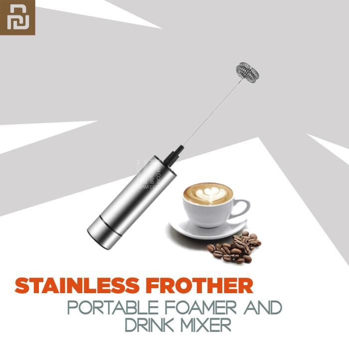 

Milk Frother Handheld Stainless Steel (Pengaduk Susu Batree)