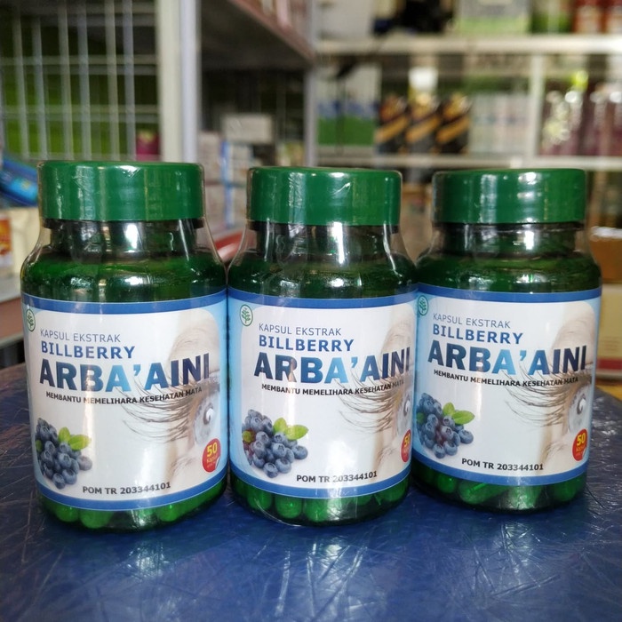 Arba Aini Kapsul Bilberry Isi 50 Kapsul