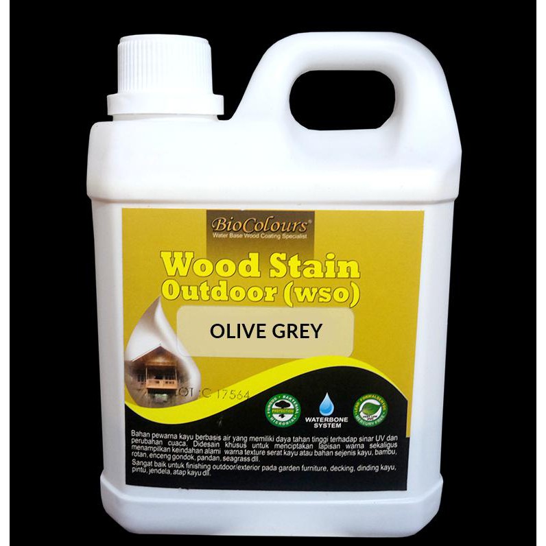 

Promo Cat Kayu Mengkilap BioColours WSO Olive Grey Terlaris