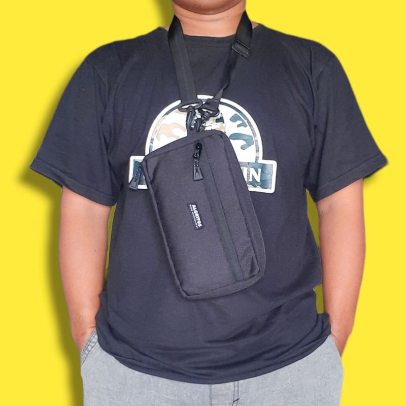 TAS SELEMPANG UNISEX CLUTCH BAG 3 IN 1,SAKO/HANGING WALLET - SLINGBAG - HANDBAG
