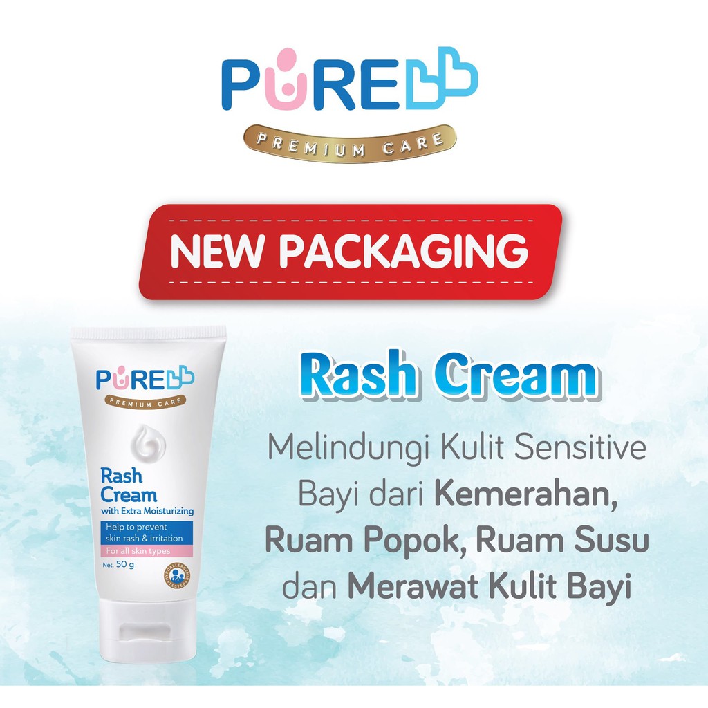 PURE BB Rash Cream with Extra Moisturizing 50 gram