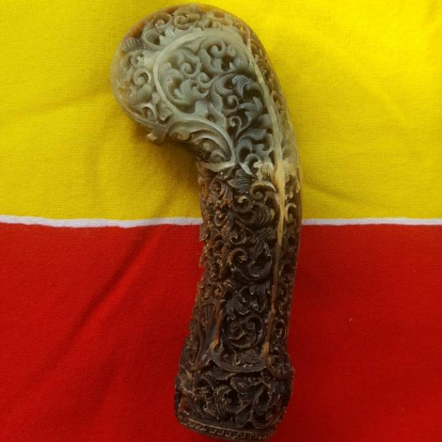 Deder keris | handle keris | gagang keris | hulu keris | dari tanduk model f24n577