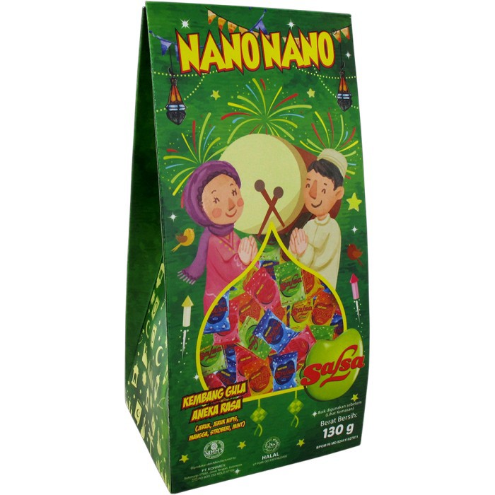 

Permen Nano Nano Salsa Kembang Gula Aneka Rasa