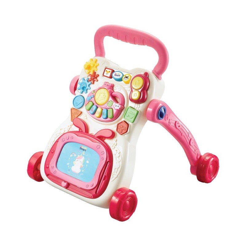 Bebe Smart Play Along Walker Pink Unicorn