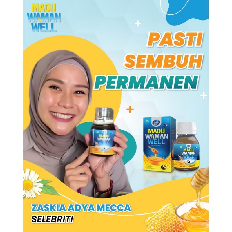 Madu Waman Well Madu Flu Batuk Demam Radang Tenggorokan Amandel Anak Madu wamanwell 250 gr ASLI