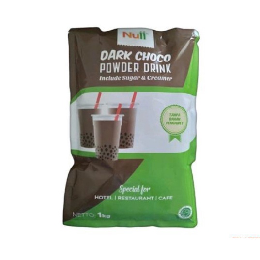 Nuii Dark choco 1kg / Bubuk Minuman Premium / Powder Drink