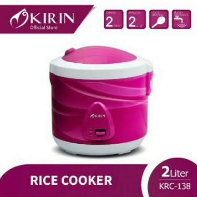 KIRIN RICE COOKER 2.0 LT | KRC-138 NON STICK