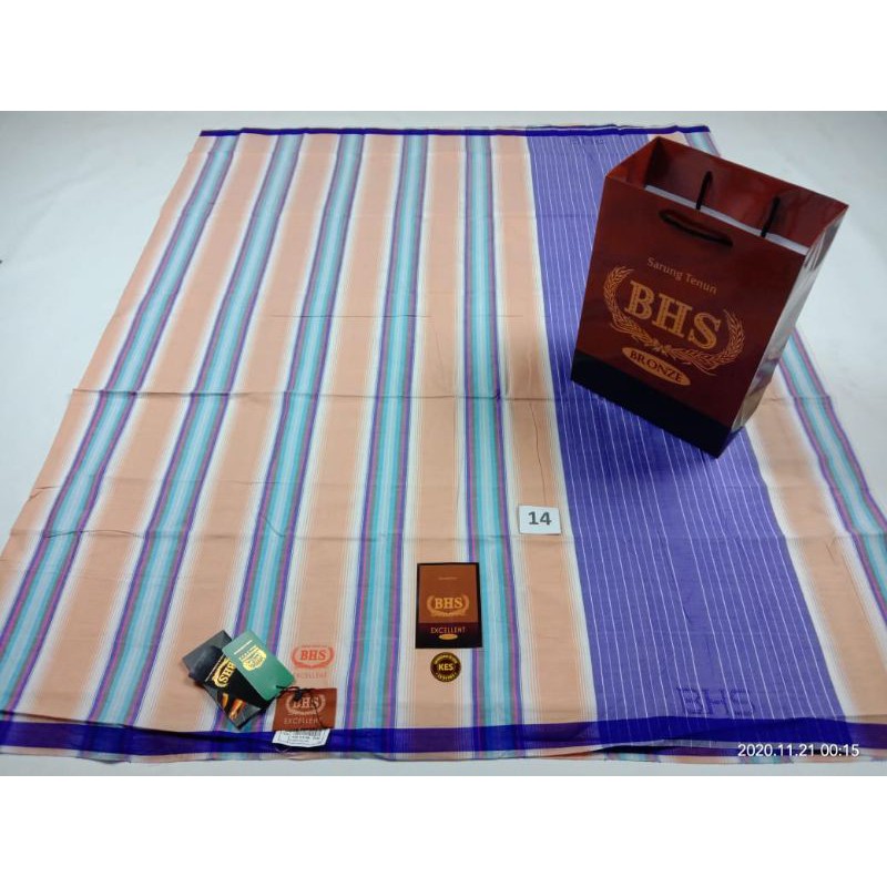 BHS EXCELENT BRONZE,BAHAN MS/MESRES 50%,SUTRA 50% DENGAN MOTIF KES (KOMBINASI ES LILIN)