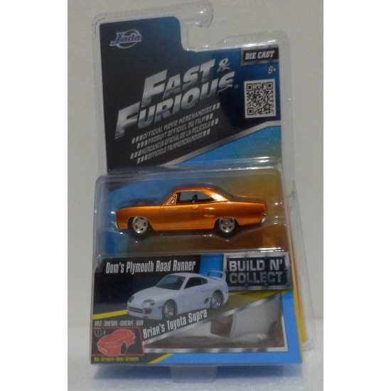 Diecast Mobil Jada 1/55 Fast & Furious - Dom's Plymouth Road Runner