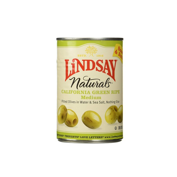 Lindsay Natural Medium Green Ripe Pitted Olives 6oz Shopee Indonesia