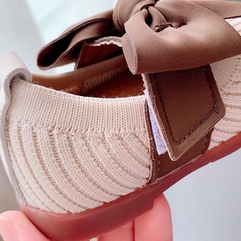 Balet Sepatu Anak Perempuan Flat Shoes Toddler Bayi Pita Ribbon 1 2 Tahun