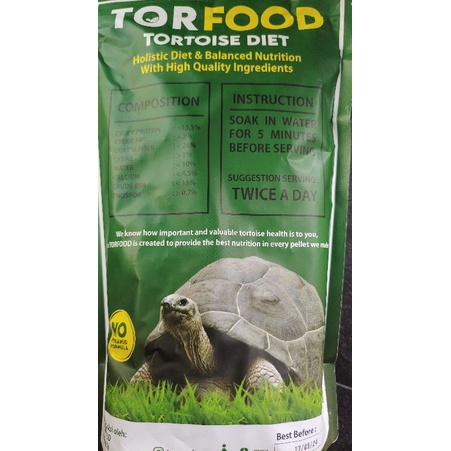 TORFOOD PELET KURAKURA DARAT DESERT/FOREST 500GR BUKAN GTF Mazuri Meizu Kunkka Repcal