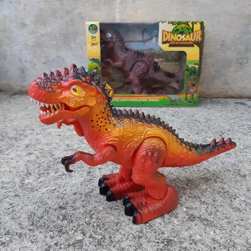 Dinosaurus Trex Bisa Jalan Suara Lampu Anak Edukatif Dino T-Rex Mainan