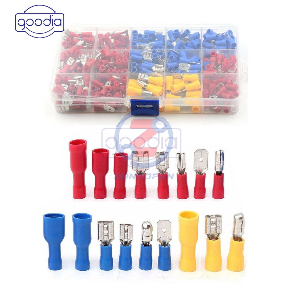 [IN STOCK/COD] 280PCS Assorted Crimp Spade Terminal Insulated Electrical Wire Connector Kit Set