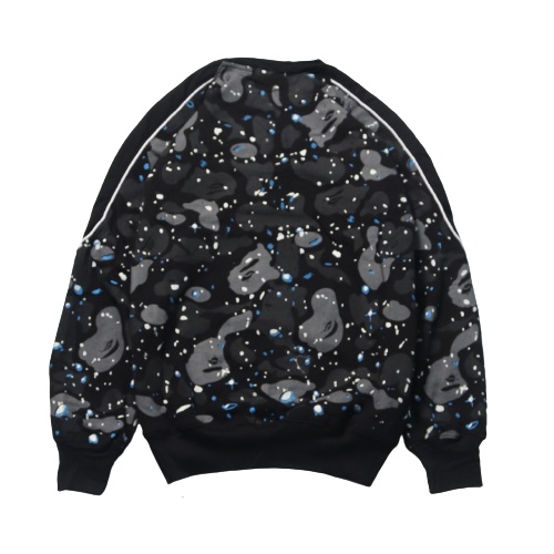 Jaket Sweater Crewneck BP SPACE CAMO  – Black Edition Fashion Trendy Casual Pria Good Brand Quality