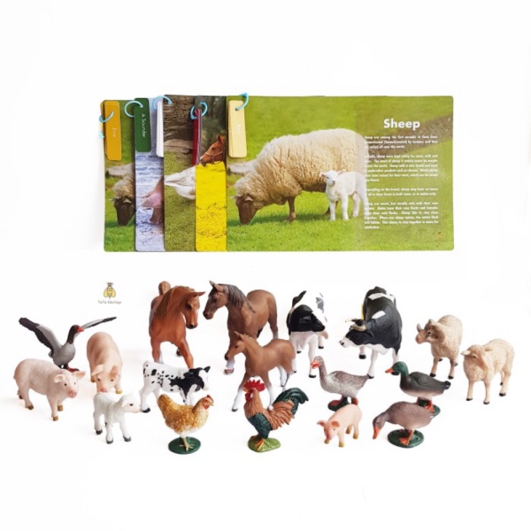 

Farm Animal Family SET Montessori Sensory Figurines Tata Edutoys Limited