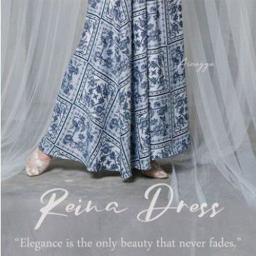 Reina dress in grayish blue by ainayya.id