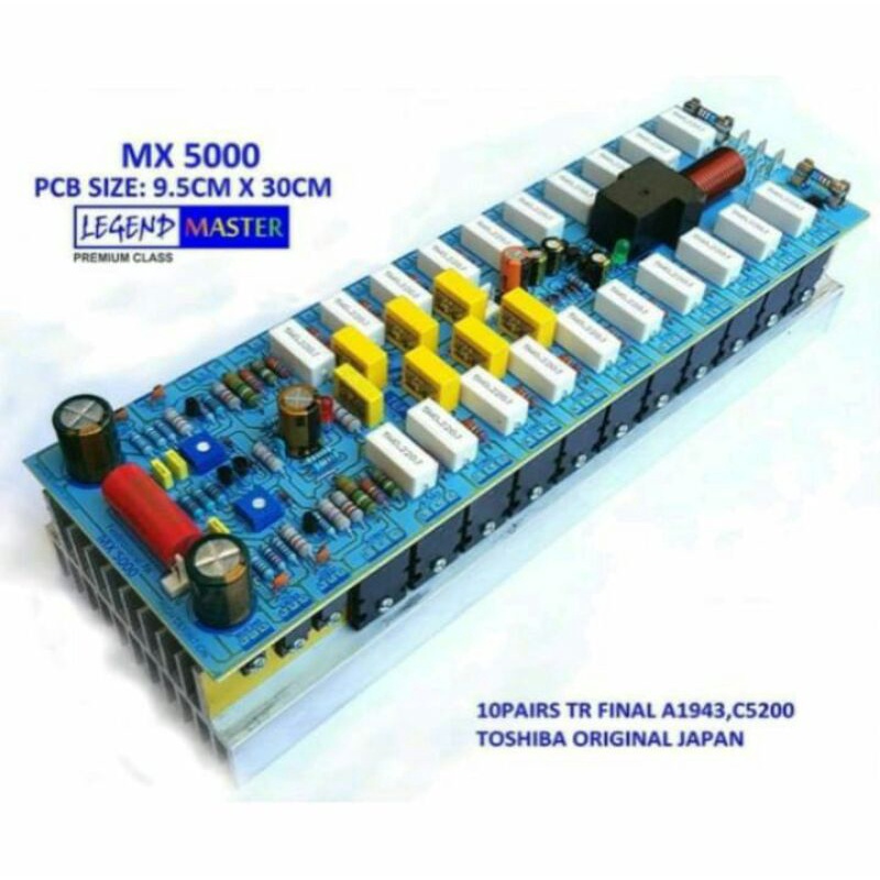 KIT POWER AMPLIFIER PROFESIONAL 1500W YAMAHA MX5000 + TR ORI