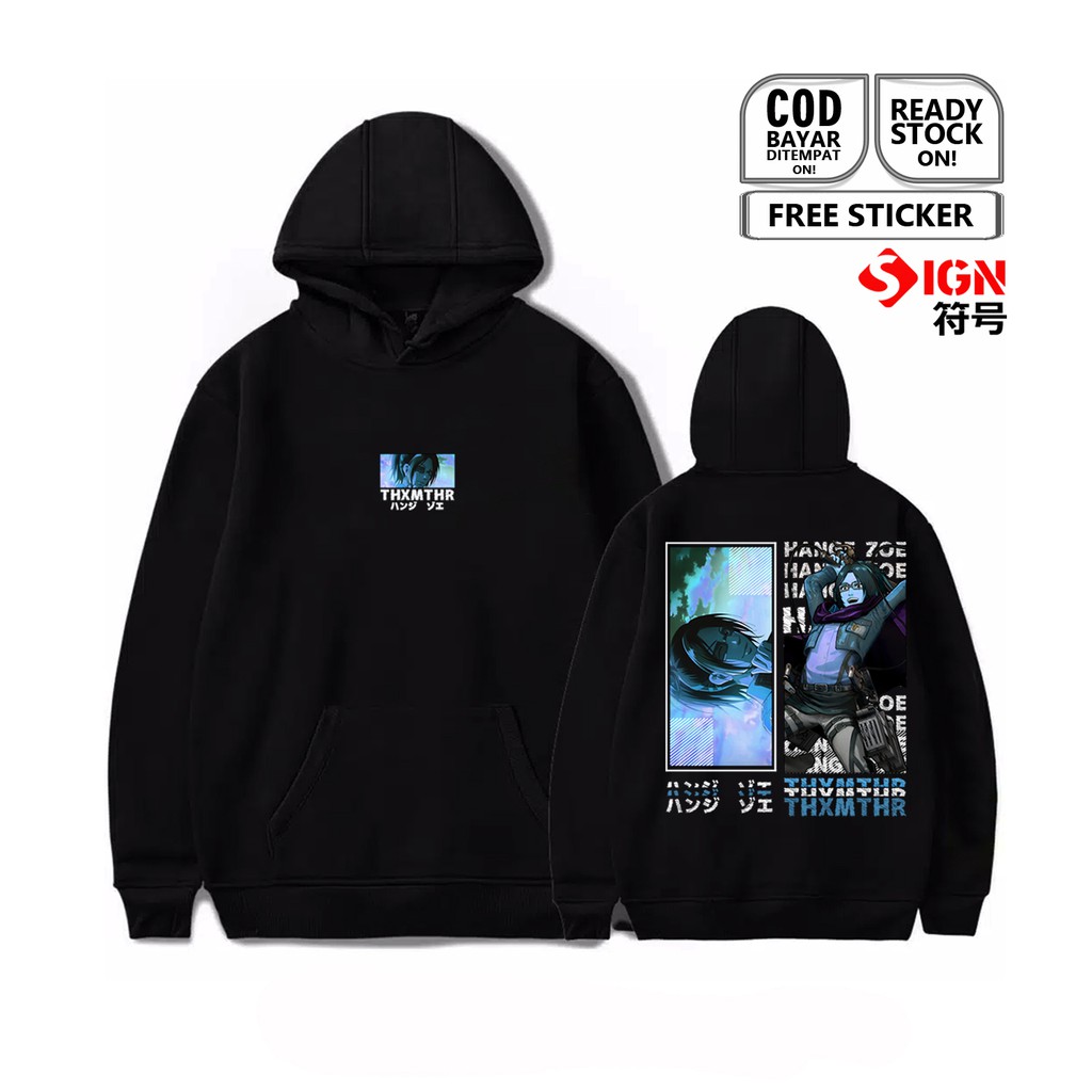 HOODIE HANGE ZOE SHINGEKI NO KYOJIN SNK PASUKAN RAKSASA LEGION ASSASIN ATTACK ON TITAN BAJU JEPANG