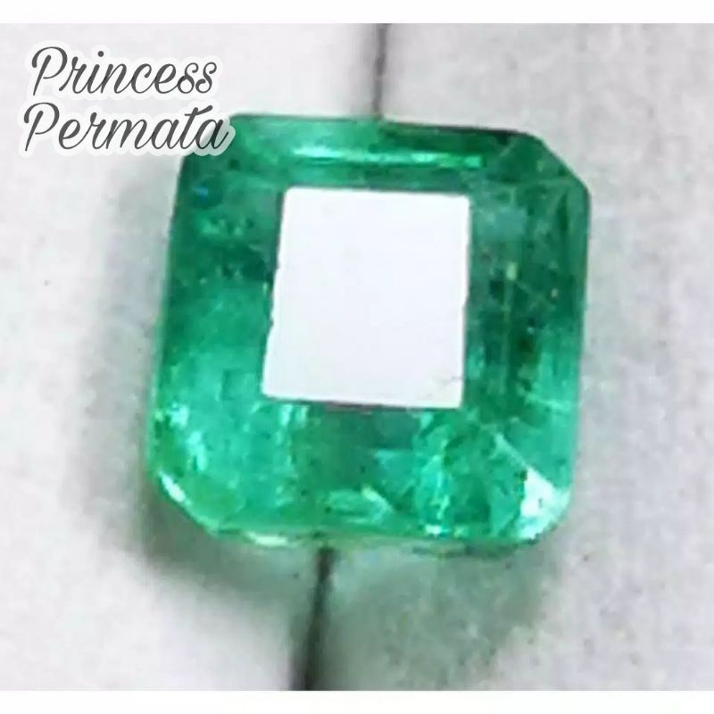 Batu Permata Natural Emerald Beryl Zamrud Colombia Ce Minor