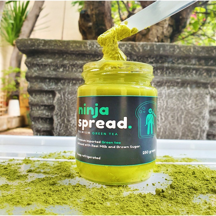 

Premium Green Tea Spread - Selai Matcha Low Calorie, Milk Based