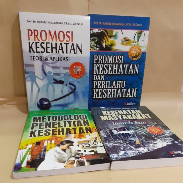 Paket Buku Sukijo Notoatmojo Promosi Kesehatan Metodologi Penelitian Kesehatan Masyarakat Shopee Indonesia