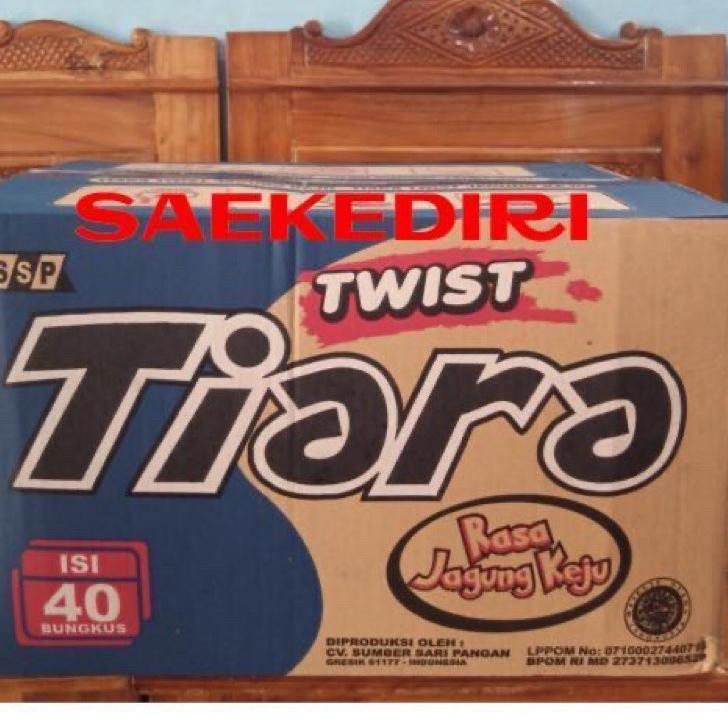 

(Bayar di tempat) Tiara Twist Snack Berhadiah Uang dan Emas !!! Rasa Jagung Keju 1 Pack isi 10 pcs @