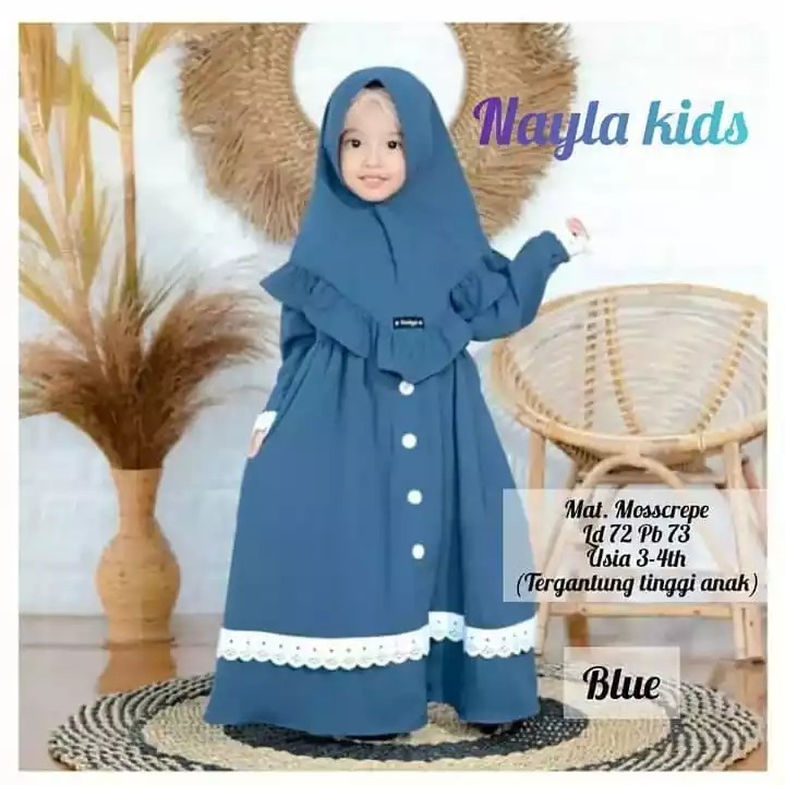 COD - Nayla KIds - Moscrepe - Gamis Syari Anak