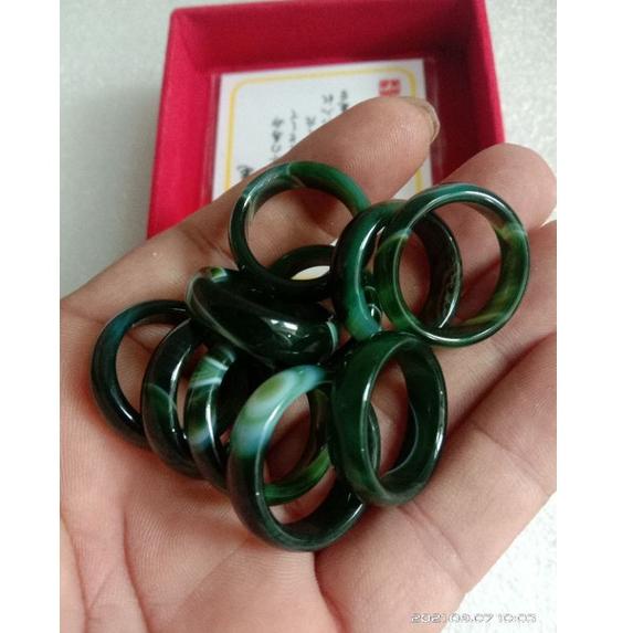 ㊤Q CINCIN GIOK TAIWAN HIJAU TUA BARU 2477 ❅