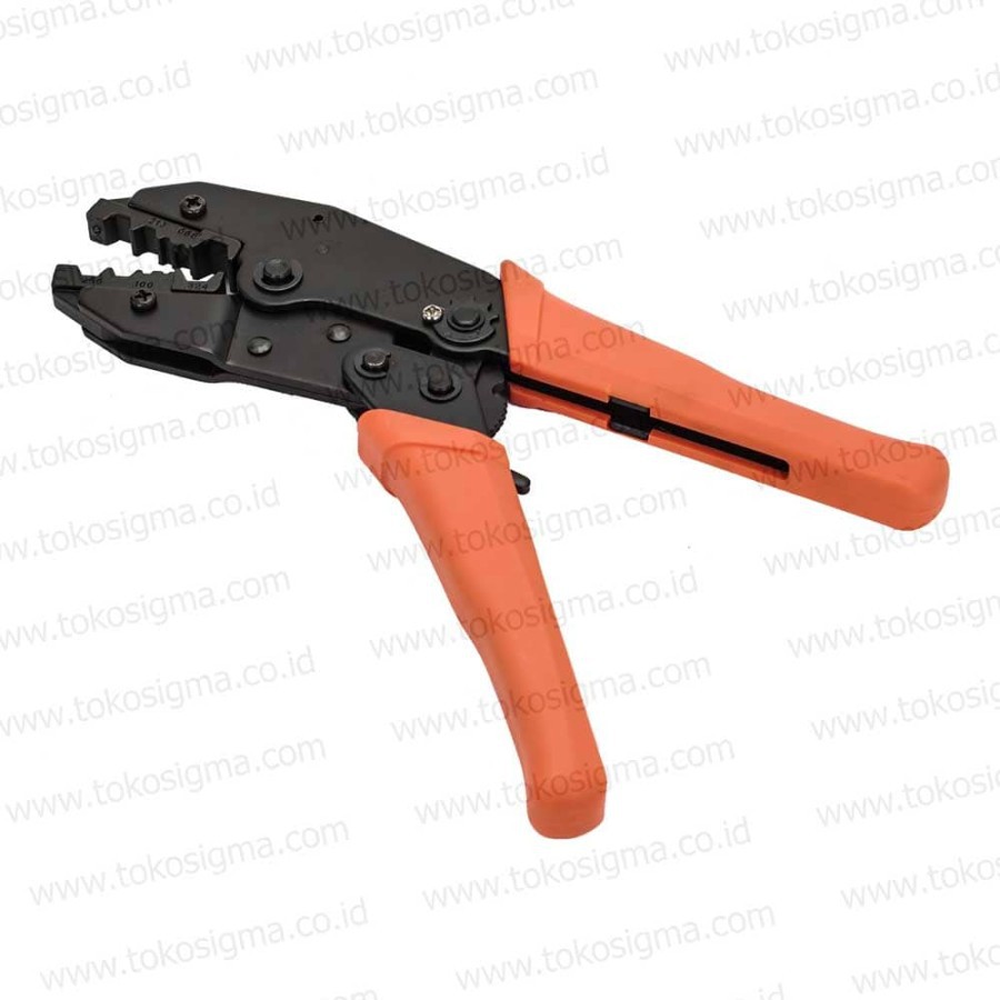 TANG CRIMPING TOOL COAXIAL BNC RG6, RG59, RG58, TNC F PIN ORANGE