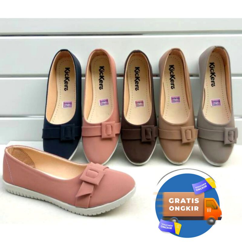 PROMO SALE Sepatu Wanita Remaja Model Kekinian/Sepatu Sekolah Trendy/Sepatu Kantor Wanita Dewasa