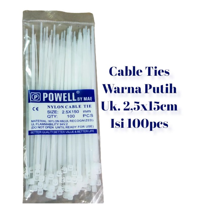 Cable Ties Nylon (isi 100pcs)