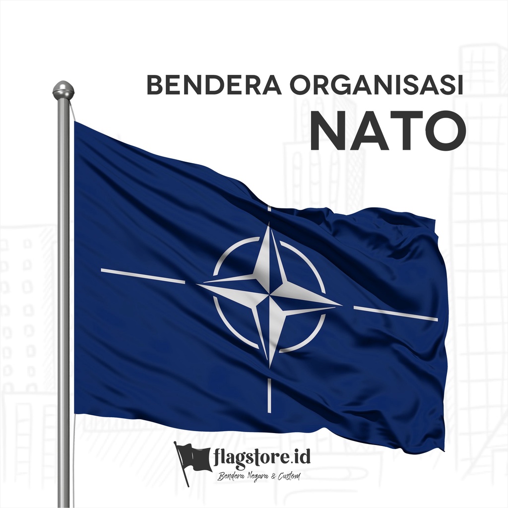 

Flagstore.id - BENDERA NATO NORTH ATLANTIC TREATY ORGANIZATION