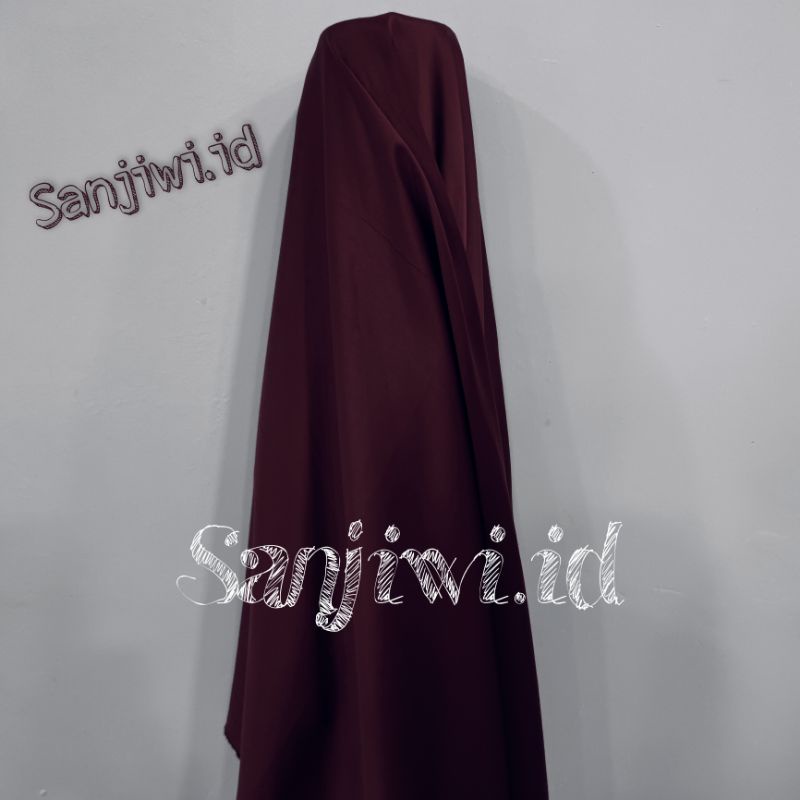 Kain SATIN VELVET PREMIUM / Kain Satin Bridesmaid High Quality-Maroon