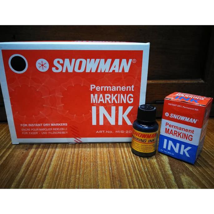 

GROSIR MURAH ! REFILL/ ISI TINTA PERMANENT MARKING SNOWMAN