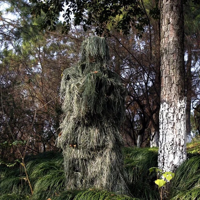 Ghillie Suit Woodland Camo Kostum PUBG