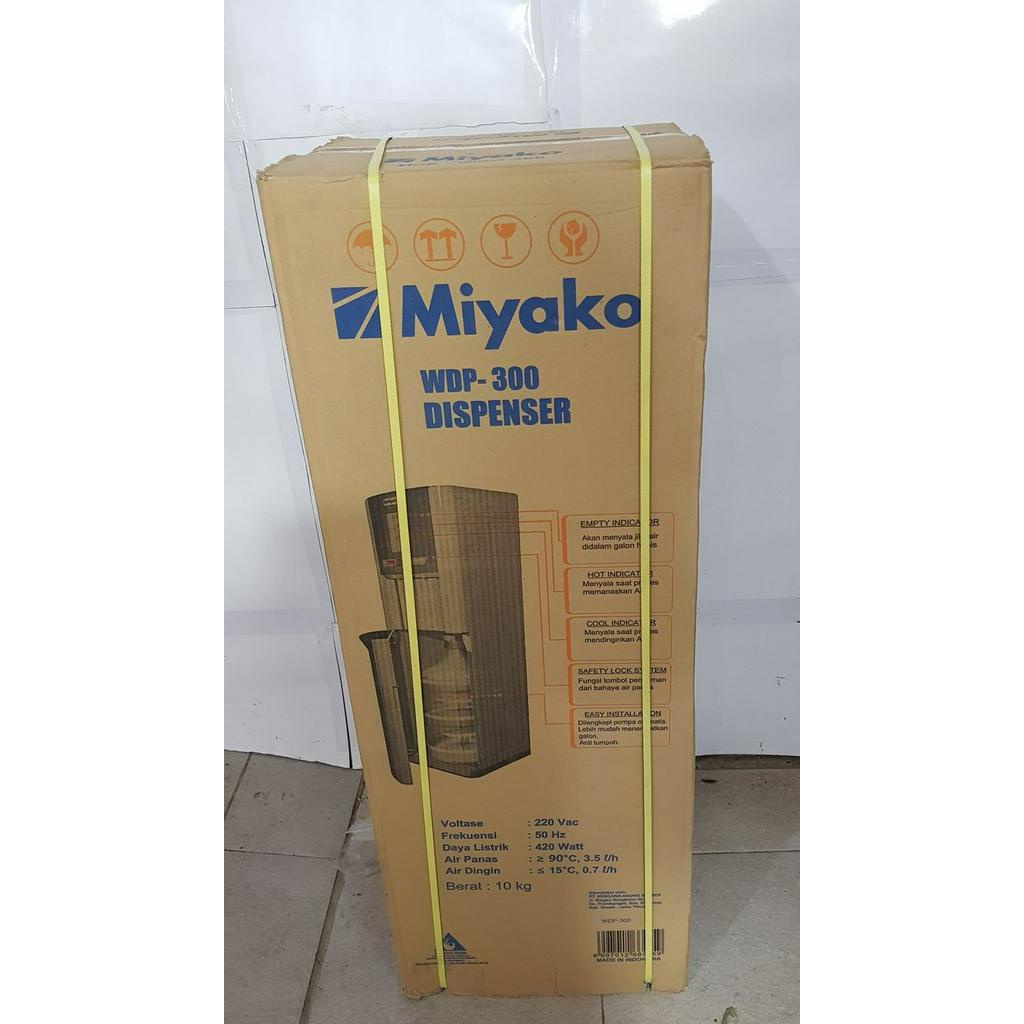 Miyako Dispenser Galon Bawah Panas Dingin Hot Cool WDP300 - WDP 300  ( Khusus Gojek)