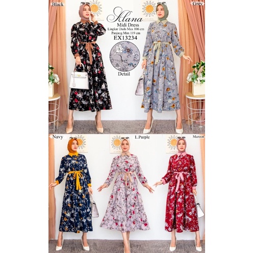 Midi Dress by Extu 13234