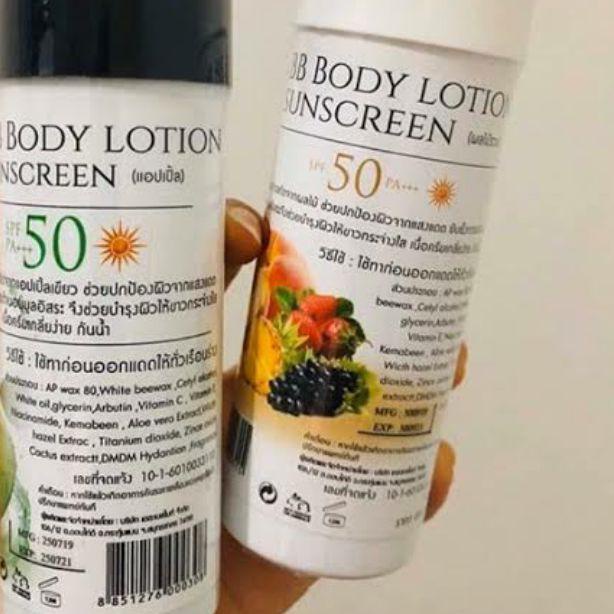 ◌ Arbutina Bb Body Lotion Sunscreen SPF 50 PA++ ➭