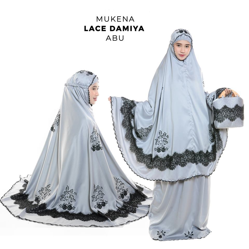 Mukena Dewasa Pusat Mukena Indonesia - Mukena Dewasa Lace Damiya(J0S8) Mukena Dewasa Terbaru 2022 Ba