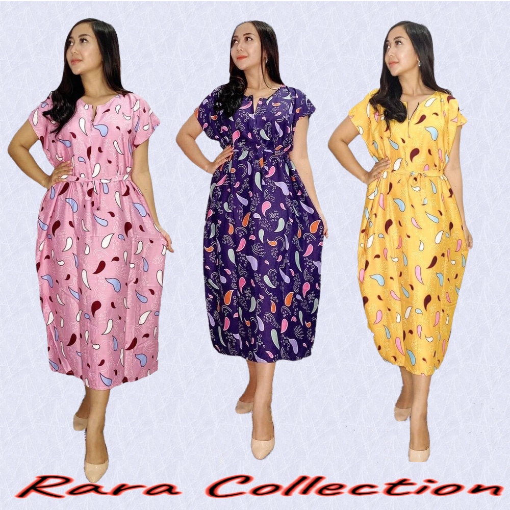 Daster Bali Busui Jumbo XXXL Simple Isi Tali -- Daster Dress Pakaian  Kekinian Jumbo Murah Busui Pan