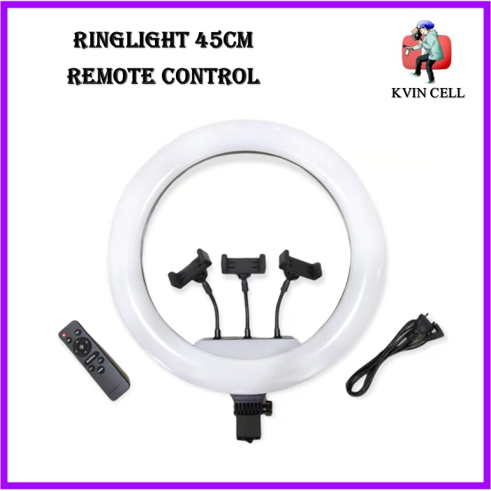 Ring light 45cm / Ringlight Besar / Ring light Jumbo / Ringlight Besar Murah / Make Up Live Streamin