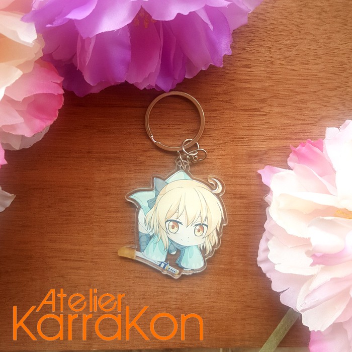 Fate Grand Order Keychain - Saber Sakura/ Okita Souji