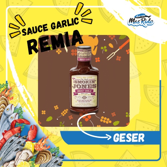 

Remia Barbeque Sauce Smokin Jones Smokey Sweet Garlic Taste 450 Ml