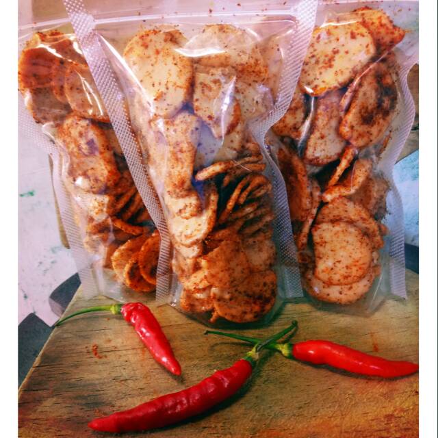 

Kerupuk seblak/seblak kering/seblak pedas kriuk/