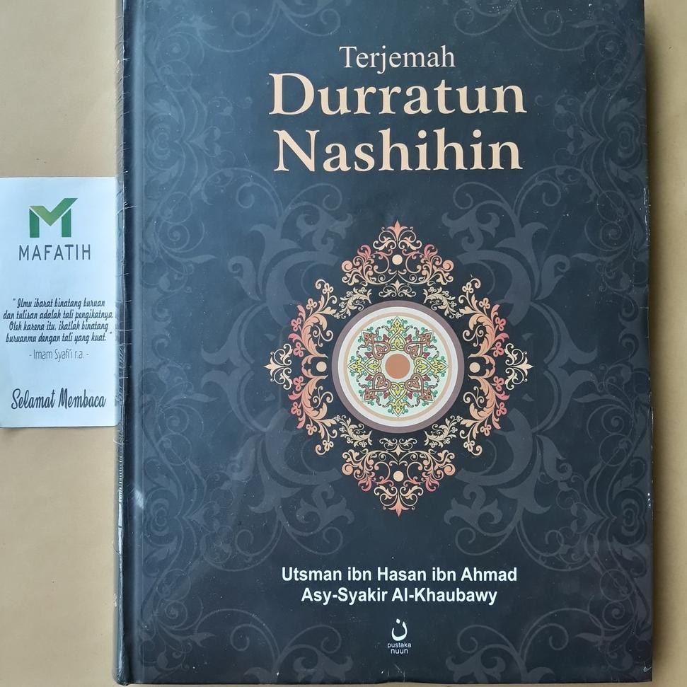 Kode V2834 Buku Terjemah Kitab Durratun Nashihin Durrotun Durotun