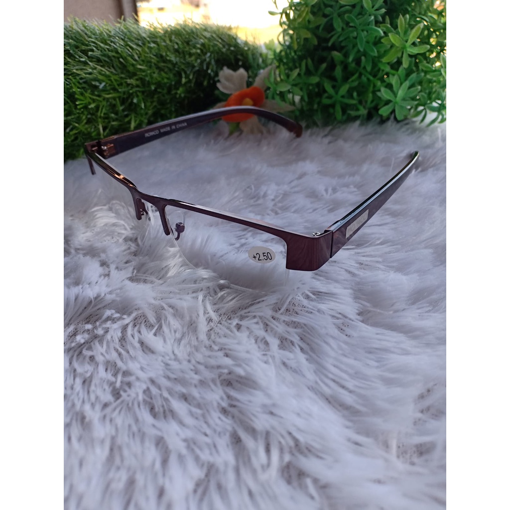 KACAMATA BACA CEWEK/COWOK CA255.IE/KACAMATA BACA SEMI RIMLESS/KACAMATA BACA MODEL TERBARU