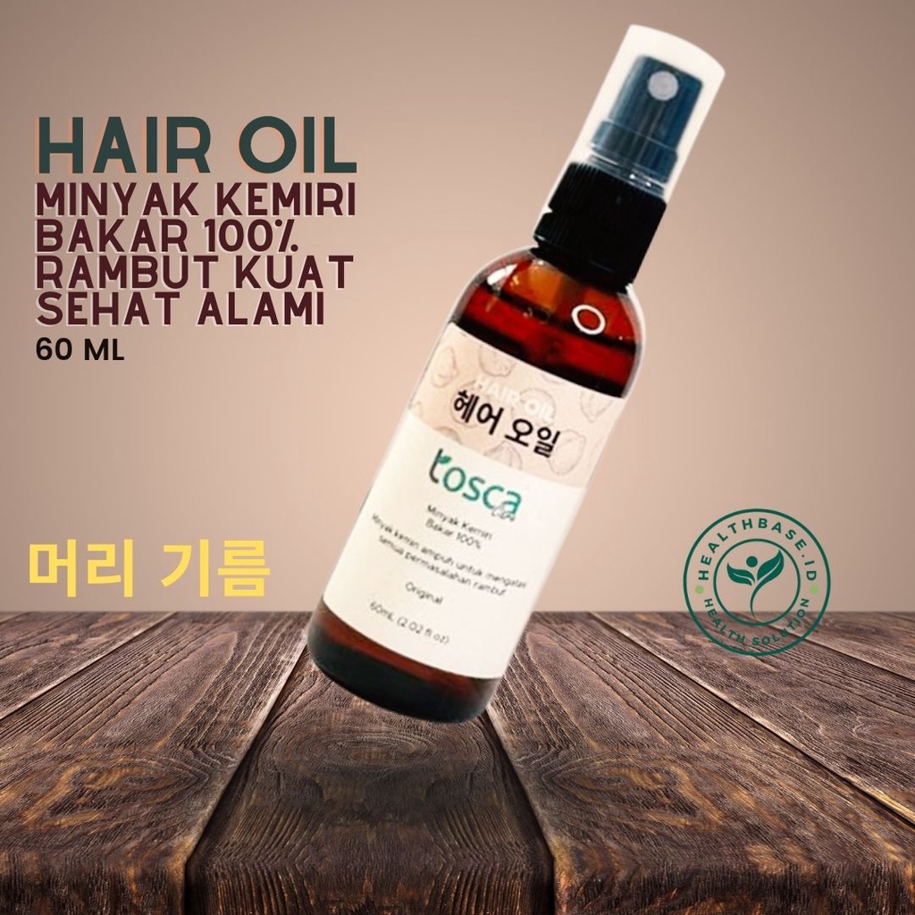 Minyak Kemiri Bakar Penumbuh Rambut Asli Original Murah 60ml