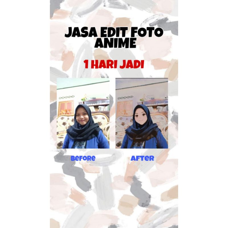 Jual Jasa Edit Foto Menjadi Anime Softfile Shopee Indonesia